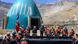 Chile inauguró un nuevo proyecto minero, justo frente a Mendoza